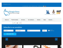 Tablet Screenshot of chioggiapesca.com
